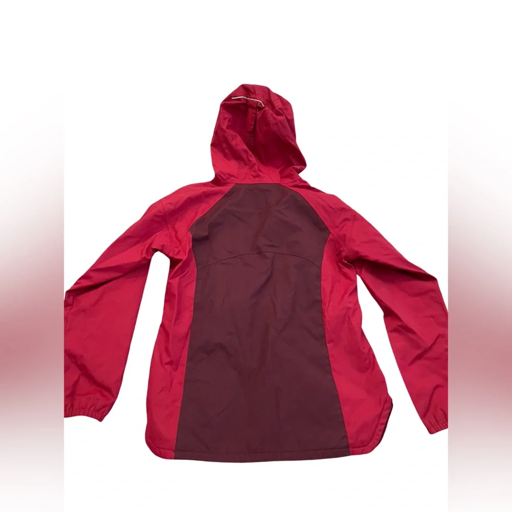 Columbia Two-Tone Red Hooded Jacket